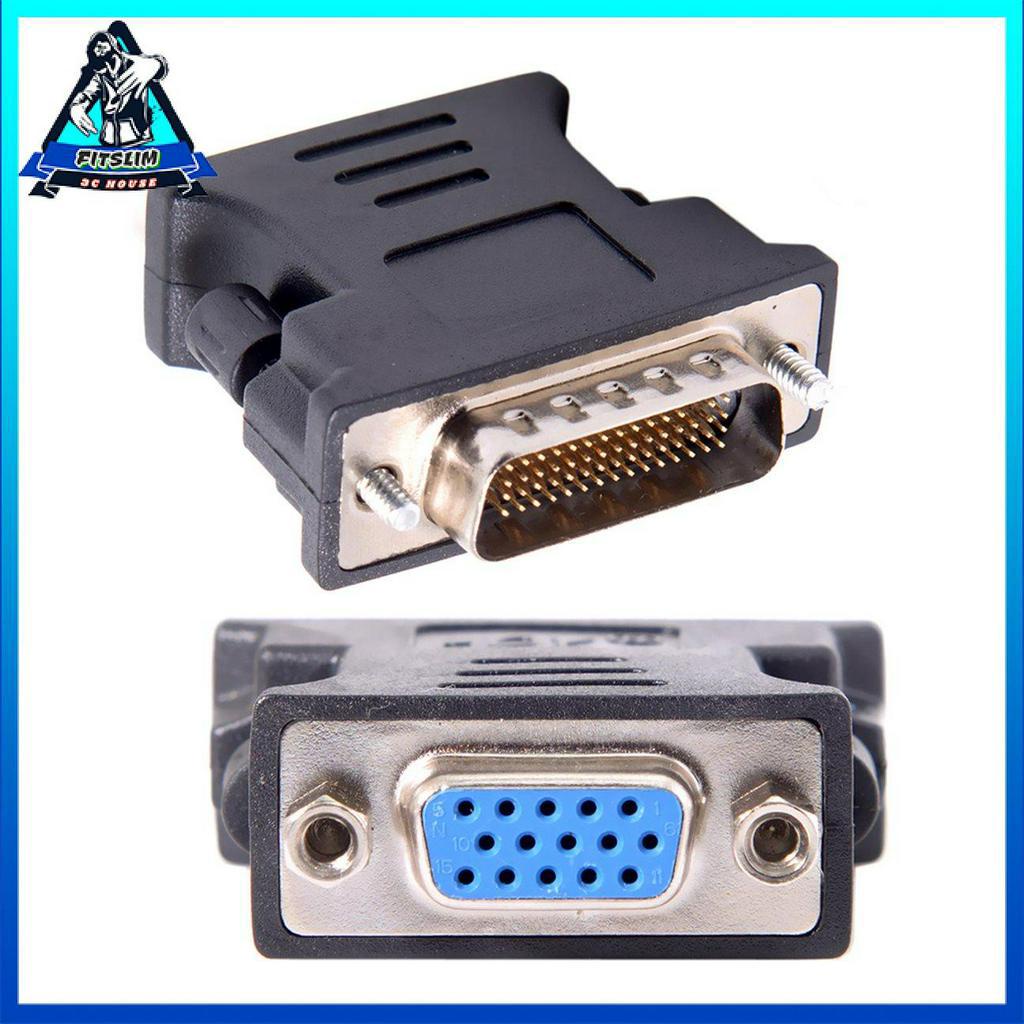 1 đến 1 DMS-59 DMS59 59Pin DVI Male to 1-Port VGA Female Video Y Splitter