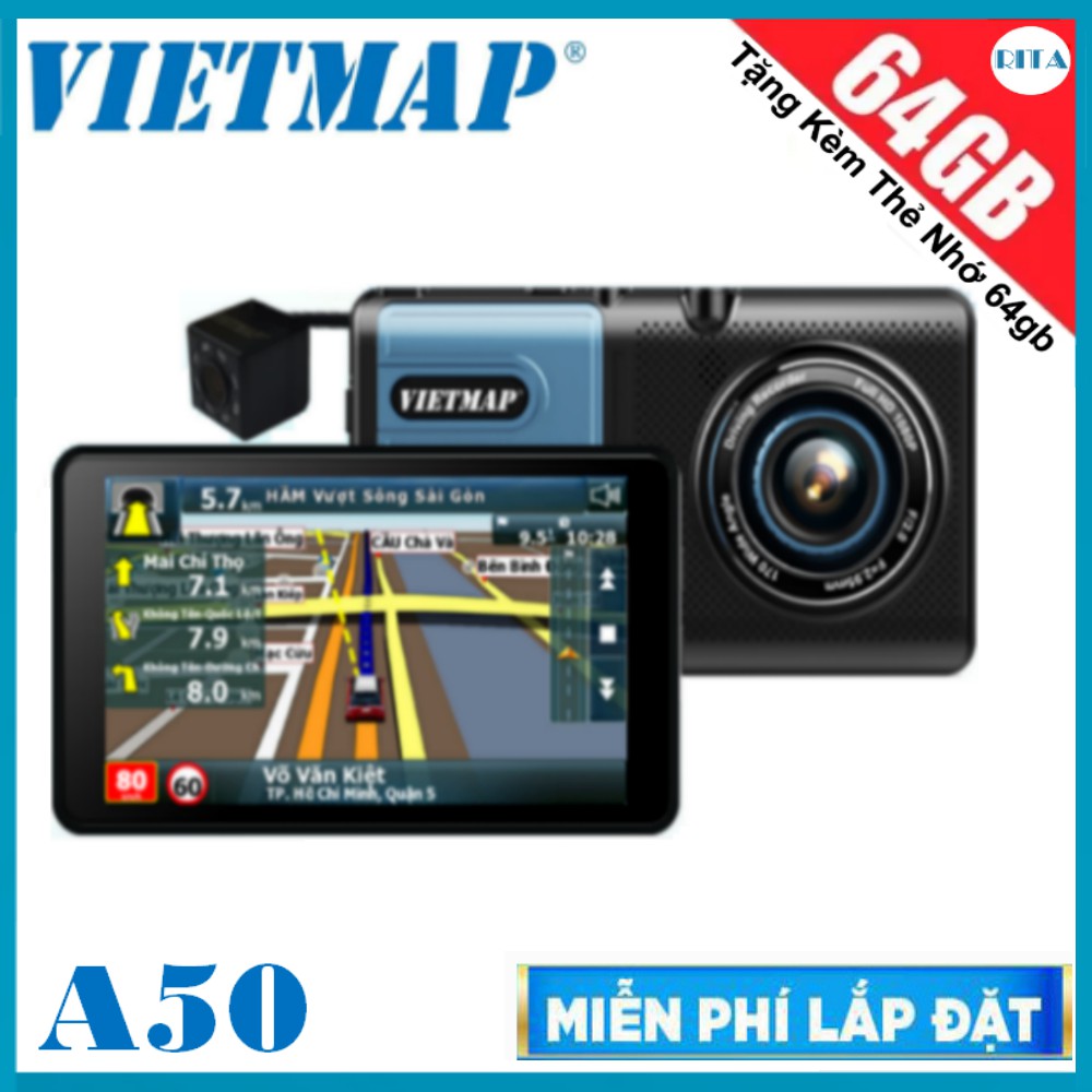 [Miễn Phí Lắp Đặt] Camera Hành Trình Vietmap A50 | WebRaoVat - webraovat.net.vn
