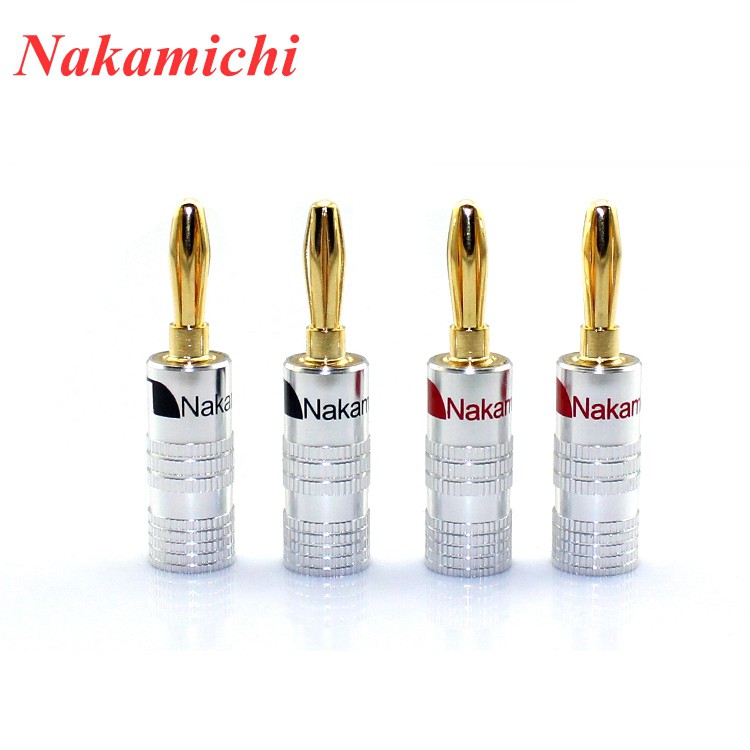 Bộ 8 Jack loa bắp chuối Nakamichi cao cấp