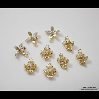 Bông Hoa Nhỏ Mạ Vàng 18K