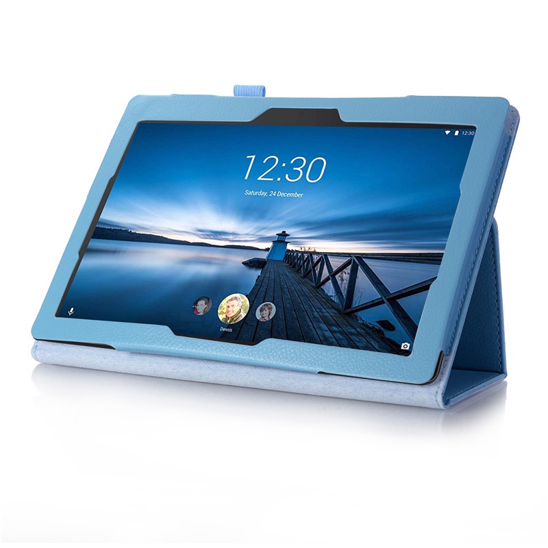 Ốp Lưng Dạng Lật Bằng Da Dành Cho Lenovo Tab E10 TB-X104L 10.1''