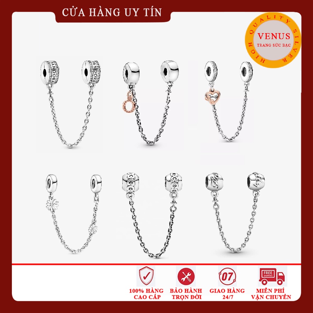 Charm xích SFT Bạc 925 cao cấp- Mã sản phẩm VENUSXB- Trang sức bạc Venus