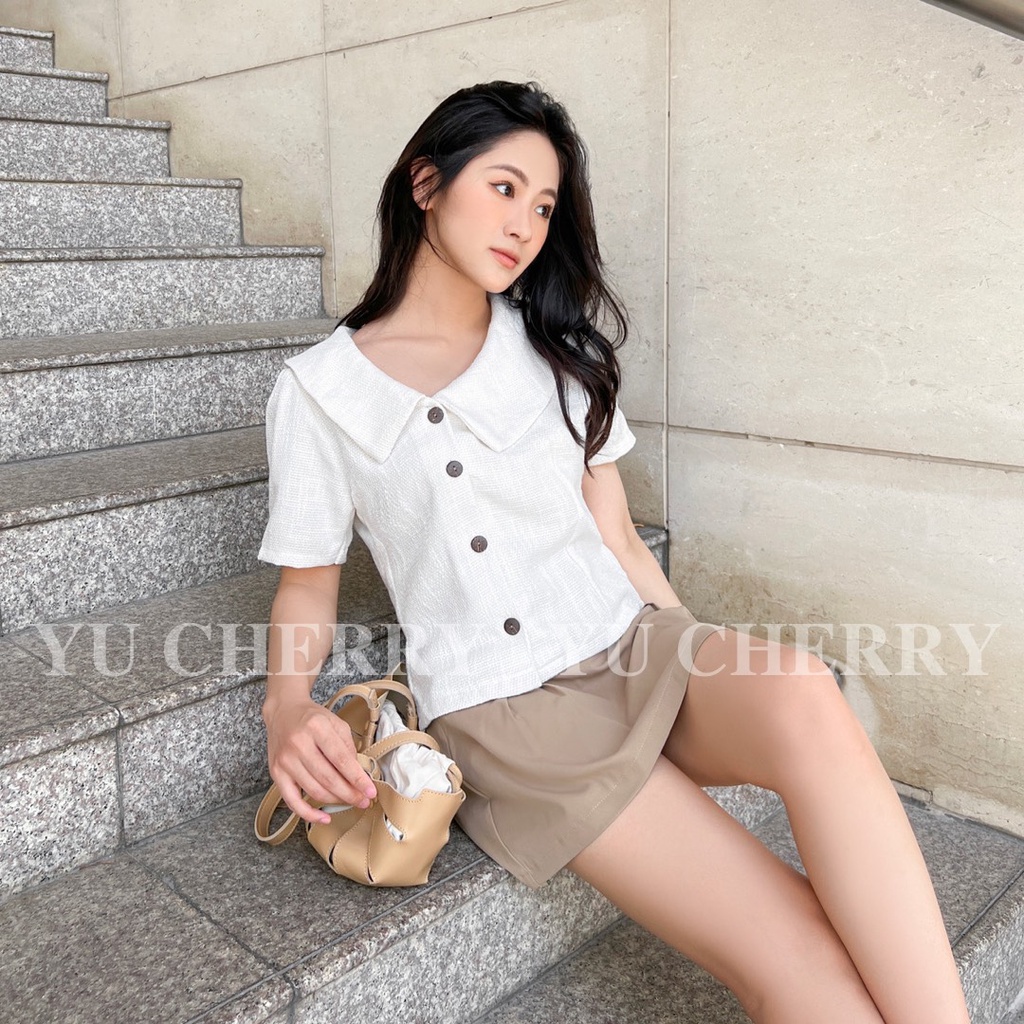 YU CHERRY | Váy mini nữ Pleated Mini Skirt YV037