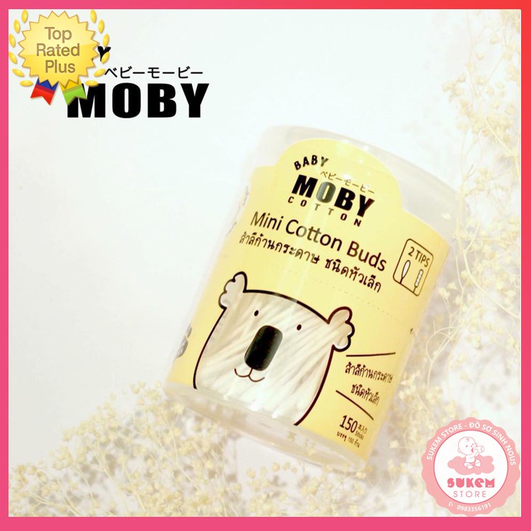 Bông Tăm Moby cỡ nhỏ Cho Bé