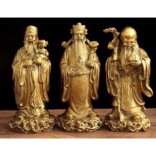 Bộ tượng tam đa Phúc - Lộc - Thọ bằng đồng