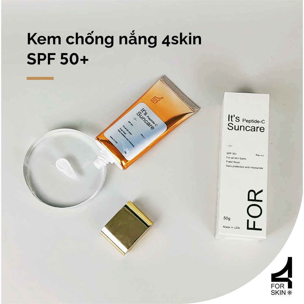 Kem chống nắng It’s Peptide-C Suncare SPF 50 4Skin chống nắng, dưỡng da và chống lão hoá