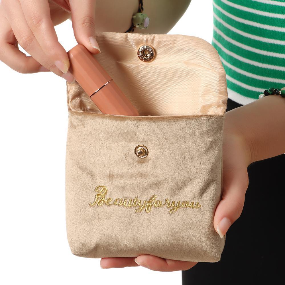 CONOPERY Ví Nhung Đựng Tiền Xu Và Thẻ Tiện Dụng