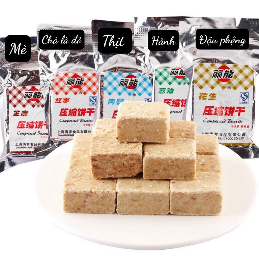 1 KG lương khô mini sẵn nhiều vị - Lương khô dinh dưỡng, nhiều năng lượng