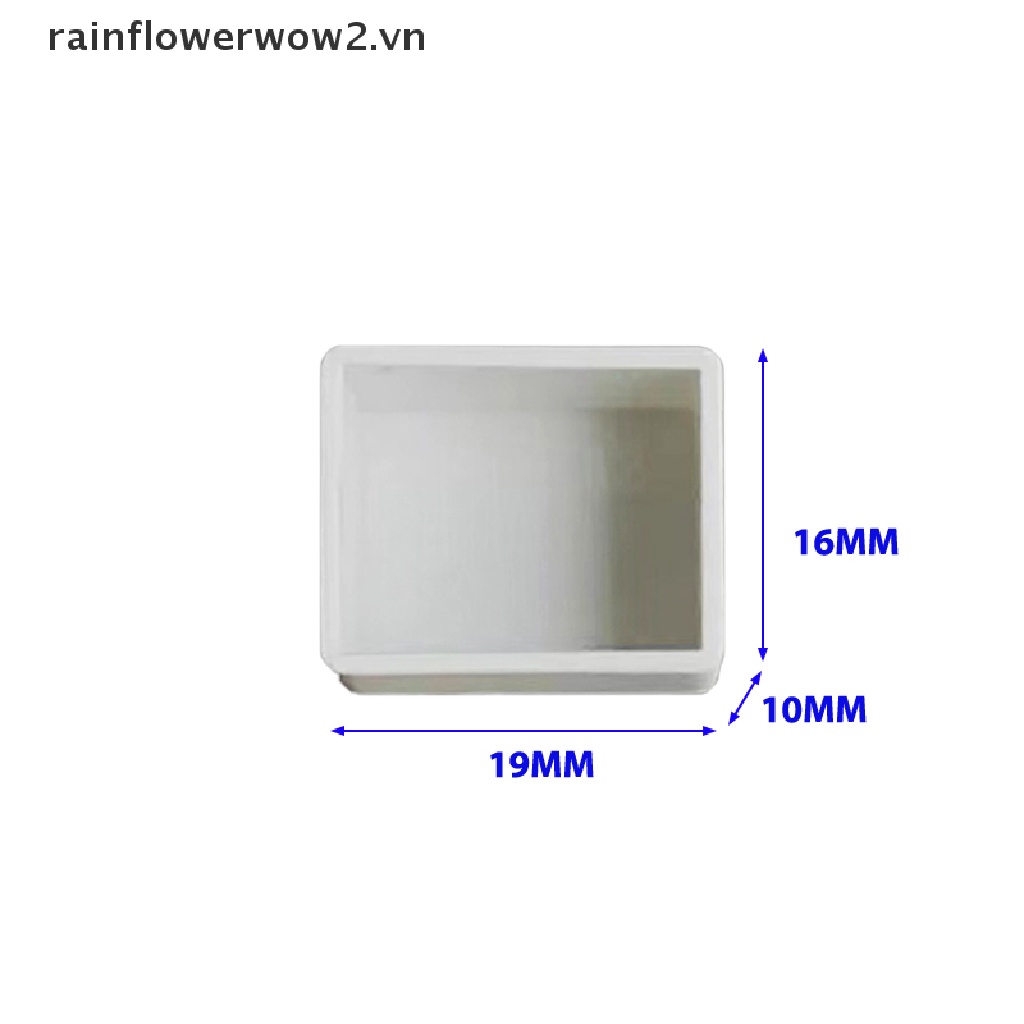 [er] Set 10 Khuôn Nhựa Rỗng Nửa Hình Nửa Chảo Vẽ Màu Nước Màu Nước