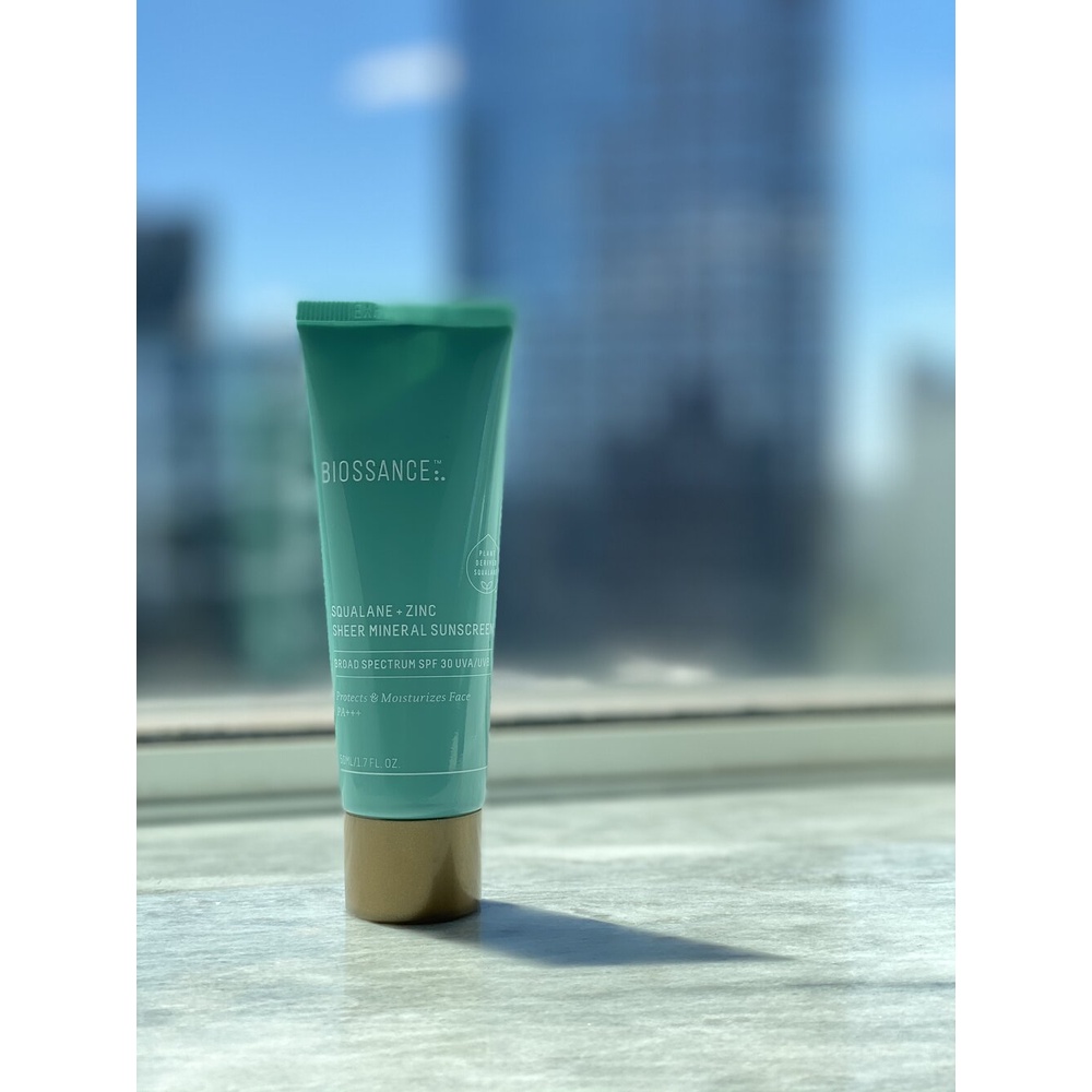 Kem chống nắng Biossance Squalane + Zinc Sheer Mineral Sunscreen SPF 30 PA +++ 20ml