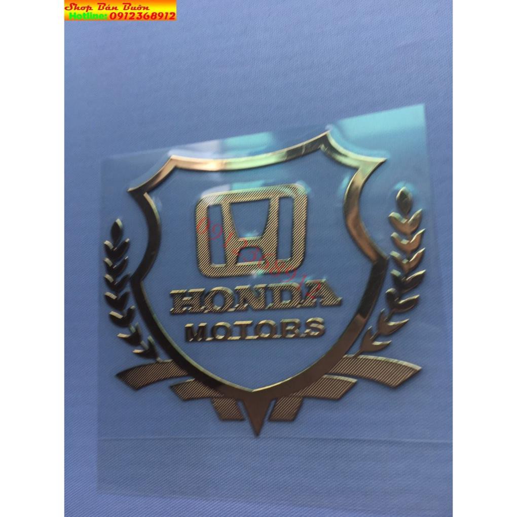 Tem logo honda hàng cao cấp dùng cho ôt , xe máy