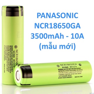 Panasonic ncr18650ga 3500mah xả 10a cell li-ion 18650
