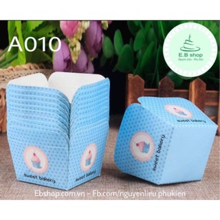 CỐC GIẤY VUÔNG LÀM BÁNH MỲ BÁNH NGỌT 100 CHIẾC