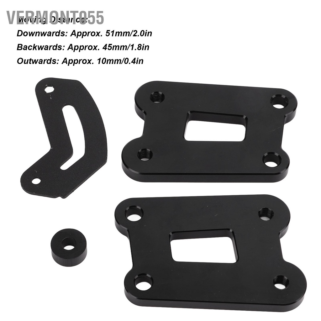 Có thể bán buôn Bộ hạ thấp bàn đạp sau xe máy Thay thế hợp kim nhôm cho MT ‑ 09 MT09 FZ09 FZ 2021 Vermont055 Hàng giao ngay