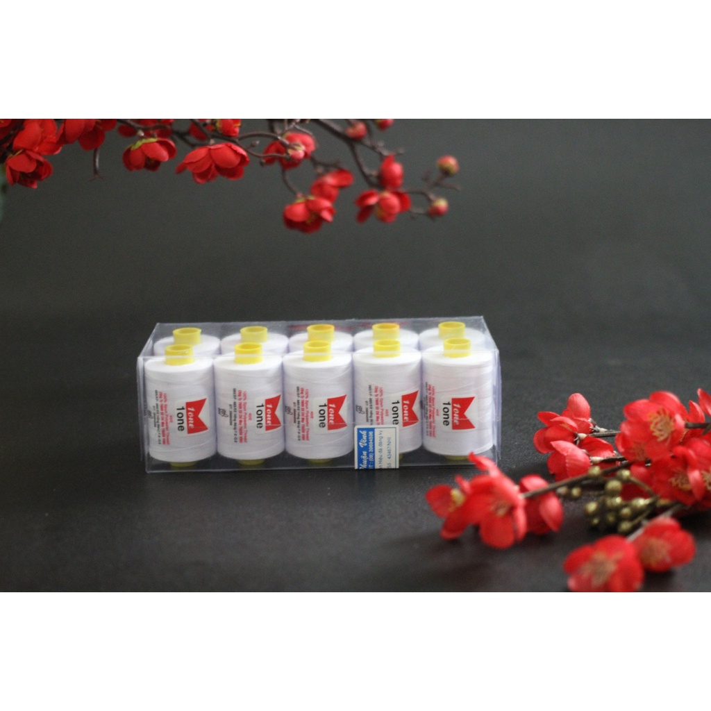 Chỉ May Thuận vinh One Hộp 10 Cuộn Phối Màu Sắc Nét Giao Ngẫu Nhiên