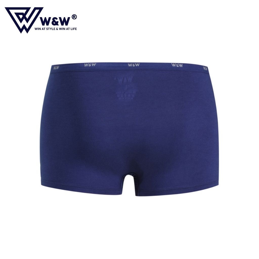 [Mã BMBAU50 giảm 7% đơn 99K] Quần Lót Nam W&amp;W Dáng Boxer Chất Liệu Cao Cấp Mềm Mịn, Đàn Hồi, Kháng Khuẩn Cực Tốt WUW34