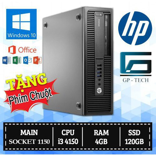 MÁY BỘ VĂN PHÒNG HP 600 G1 i3 4150 SSD 120GB | BigBuy360 - bigbuy360.vn