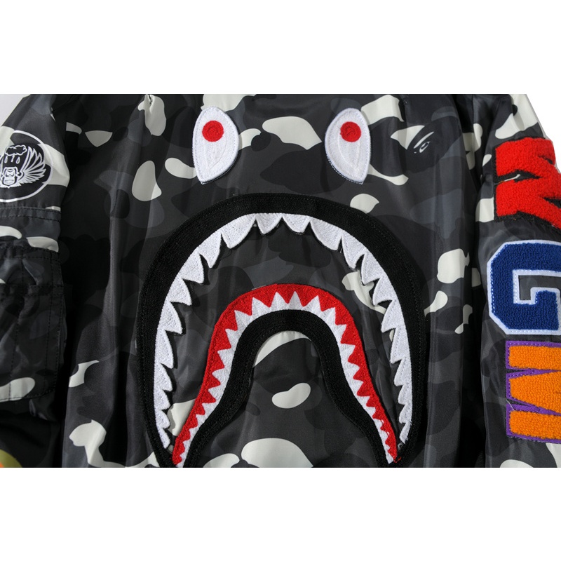 Áo khoác Bomber Jacket Bape 2 phối màu Galaxy và Camo City hàng Siêu cấp BapeVN