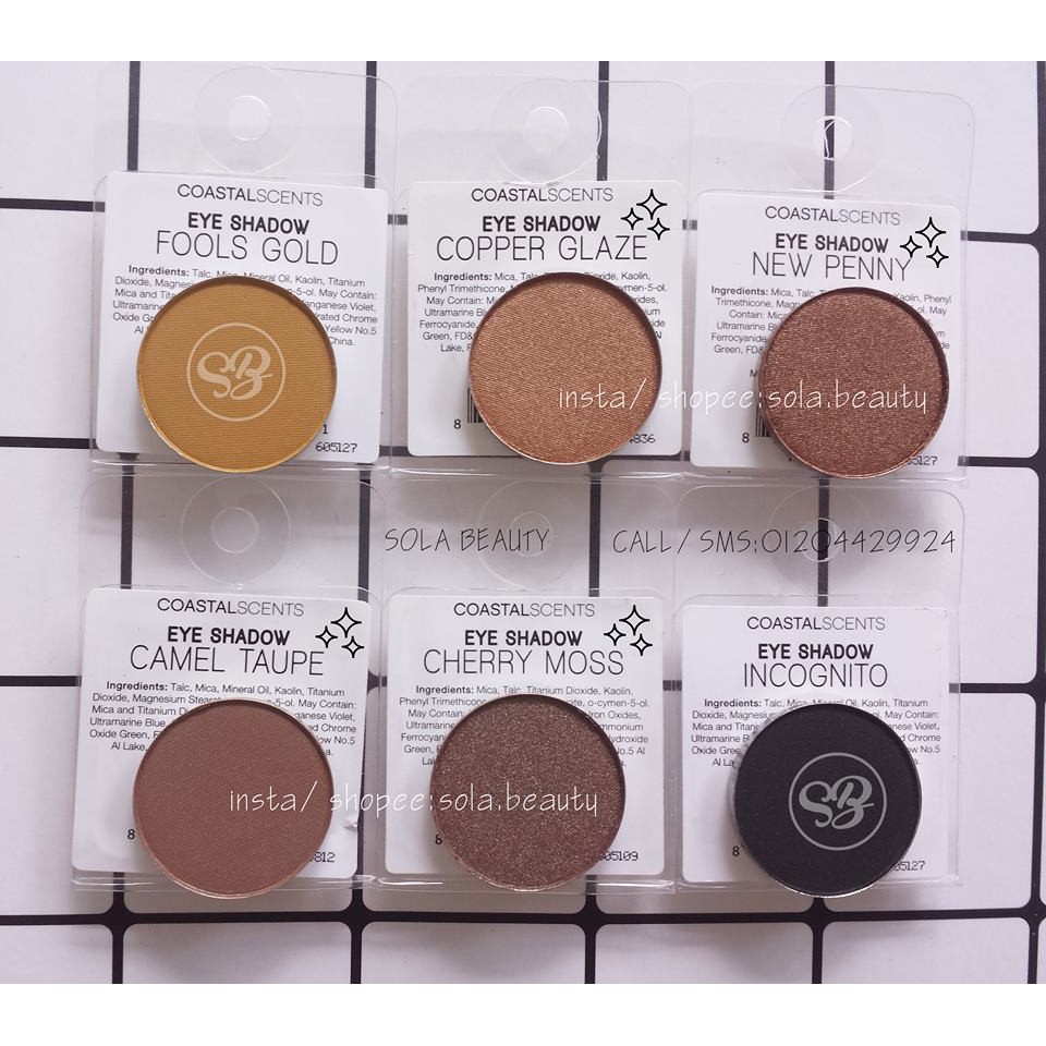Các màu mắt lẻ (Phần 12) - Coastal Scents | BigBuy360 - bigbuy360.vn