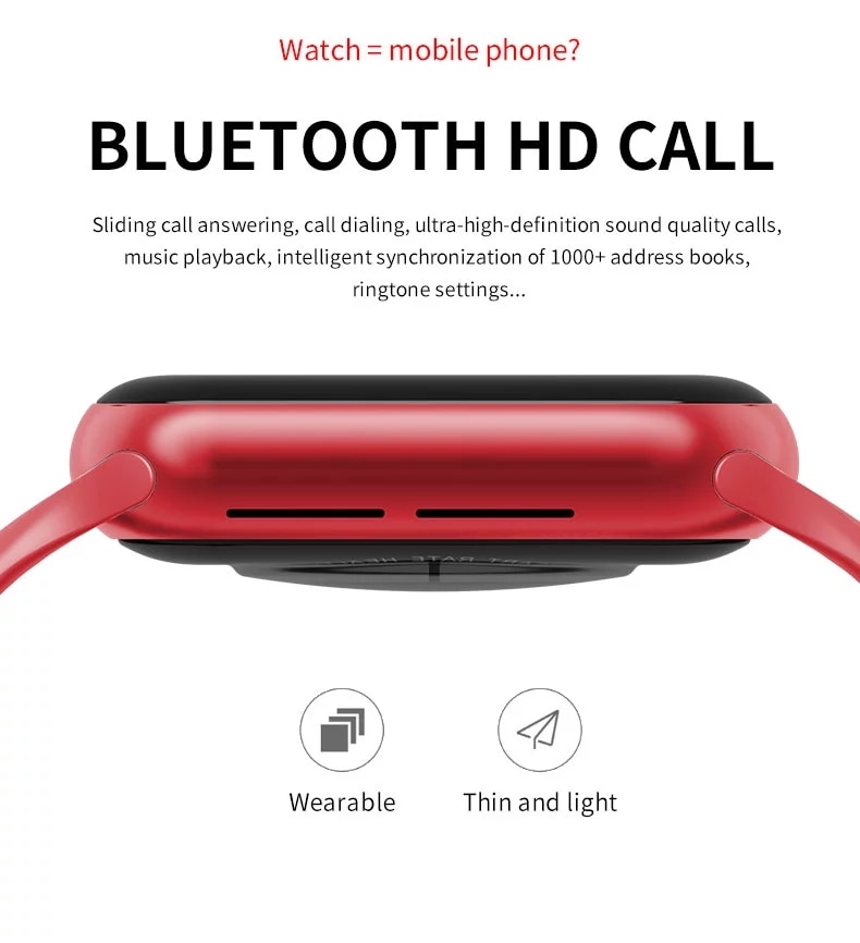 ANDROID XIAOMI Đồng Hồ Thông Minh Iwo Hw12 40mm Cho Apple Watch Series 6 Bluetooth 1.57inch