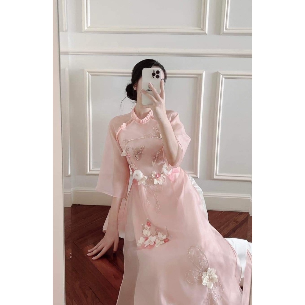 Áo dài thiết kế cao cấp, áo dài lỡ, áo dài cách tân cao cấp - Áo Dài Đan Linh