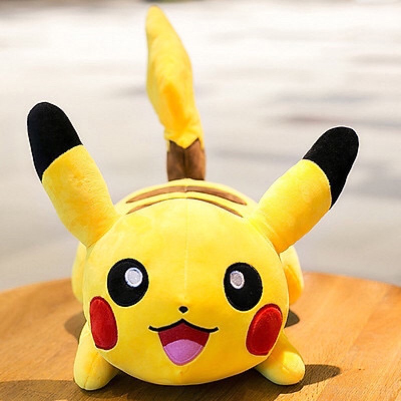 Gấu bông Pikachu, Pikachu nằm, Pikachu nhồi bông