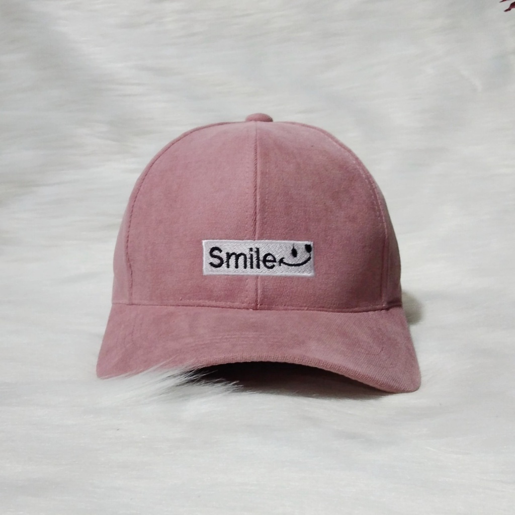 Mũ lưỡi trai, nón kết cao cấp nam nữ đẹp thêu CHỮ SMILE phong cách Ulzzang unisex mã số K70