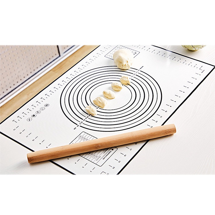 Miếng Lót Nhào Bột Làm Bánh Chống Dính Kích Thước 40X60 CM Siêu Bền