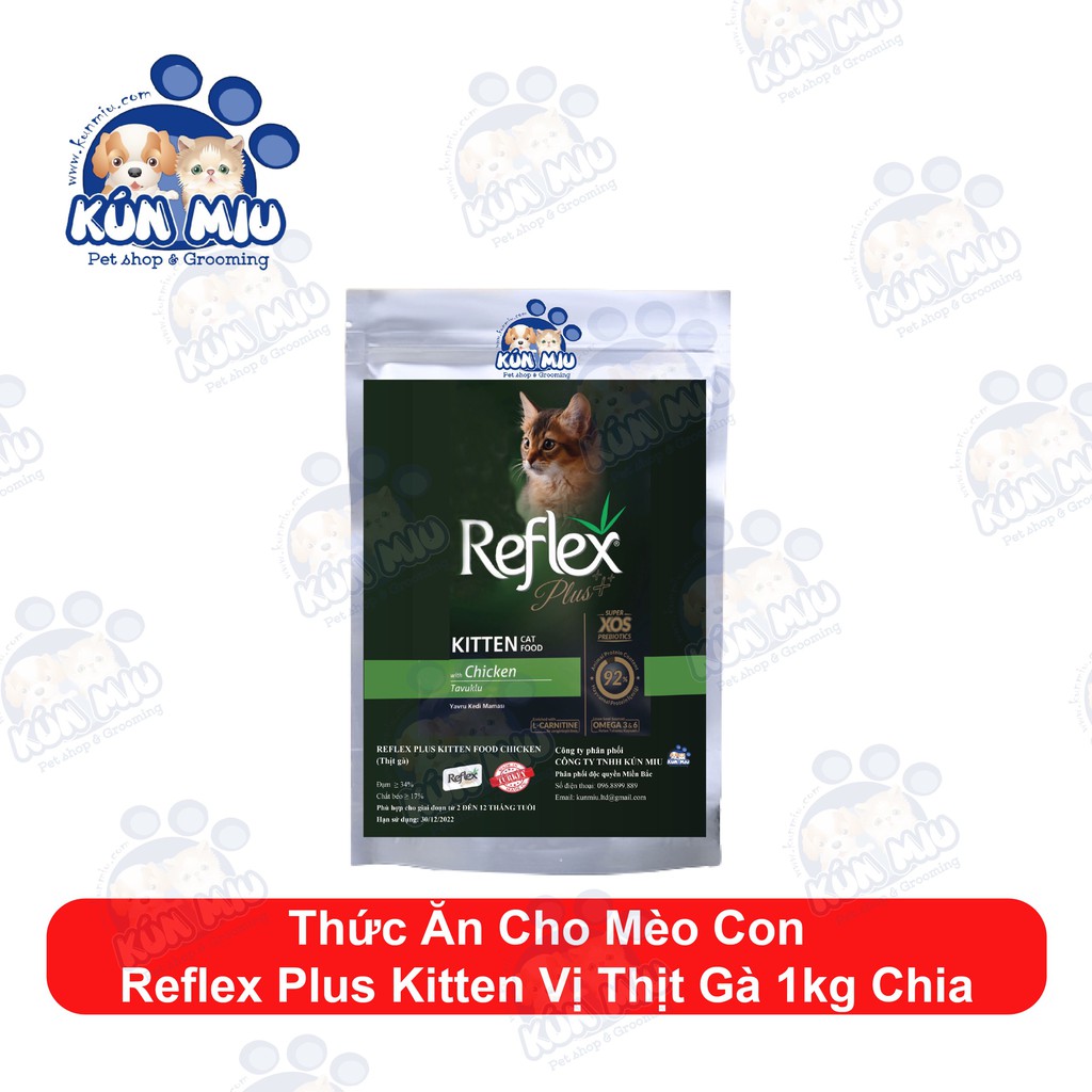 Thức ăn cho mèo con Reflex PLUS Kitten vị Thịt gà