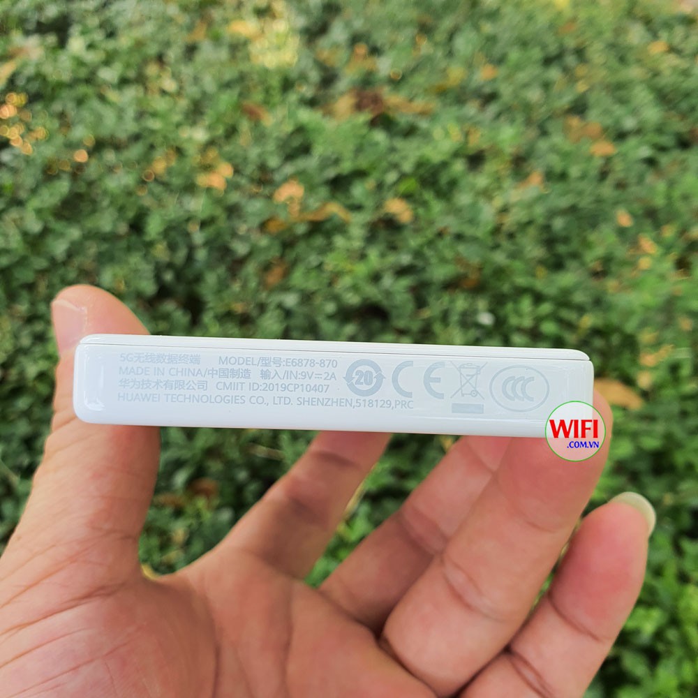 Bộ Phát Wifi 5G Huawei E6878-870. Tốc độ 1.65Gbps. Pin 4000mAh. Wifi hai băng tần chuẩn AC 1176Mbps