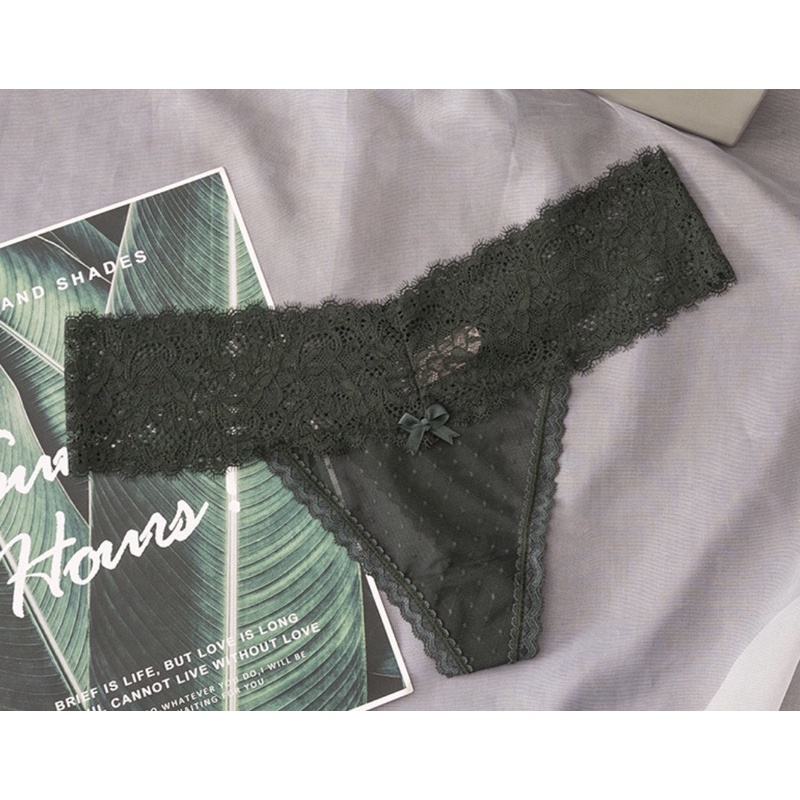 Quần lót lọt khe nữ Peachbra gợi cảm chất liệu ren sexy lớp lót cotton khoáng khuẩn an toàn cho phụ nữ | BigBuy360 - bigbuy360.vn