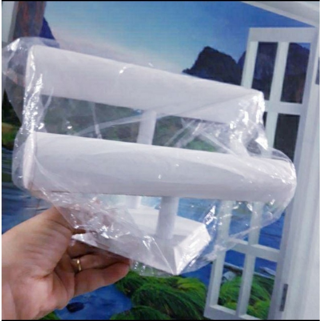 Trụ treo vòng tay, giá đỡ treo vòng tay, vòng2 đá phong thuỷ  bằng da 1 tầng, 2 tầng, 3 tầng