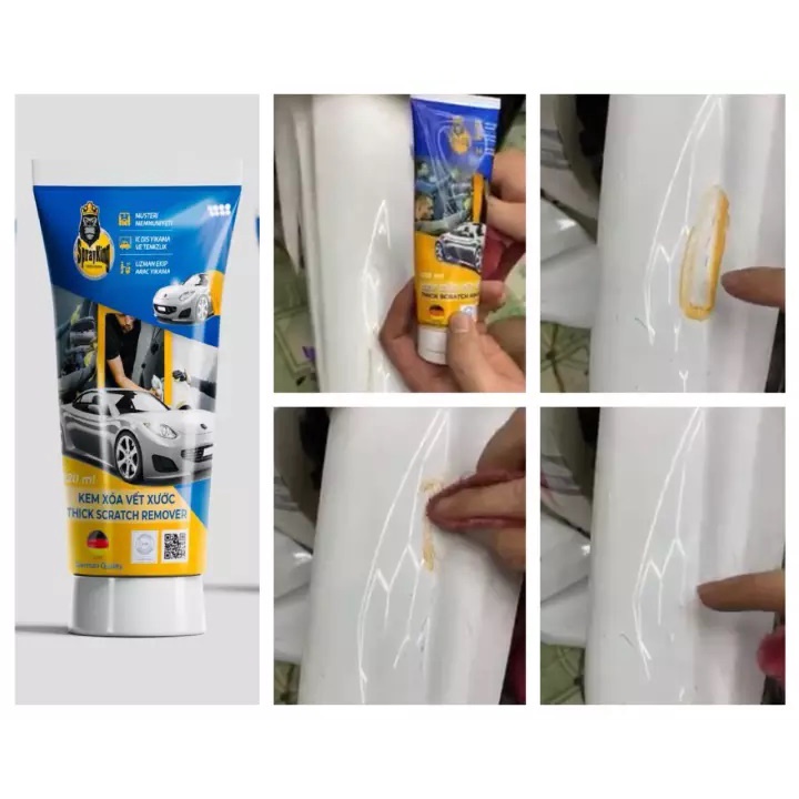 Kem xoá vết xước xe hơi xe máy Sprayking chính hãng an toàn cho bề mặt dùng cho vết xước cạn