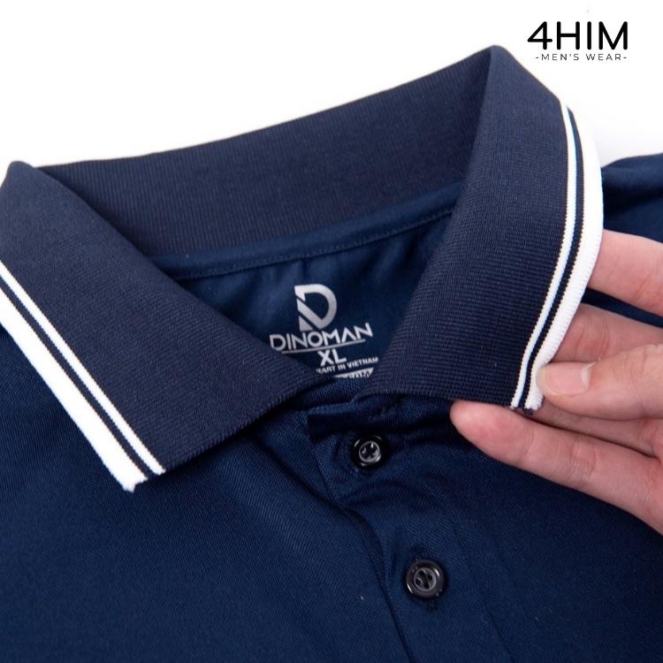 Áo thun nam cổ bẻ ngắn tay 4Him regular fit chuẩn hàng xuất, áo polo nam cao cấp chất cotton thoáng mát