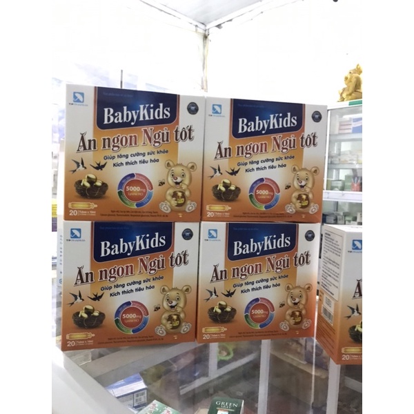 Babykids Ăn ngon ngủ tốt cho bé, giúp tăng cường sức khoẻ, kích thích tiêu hoá