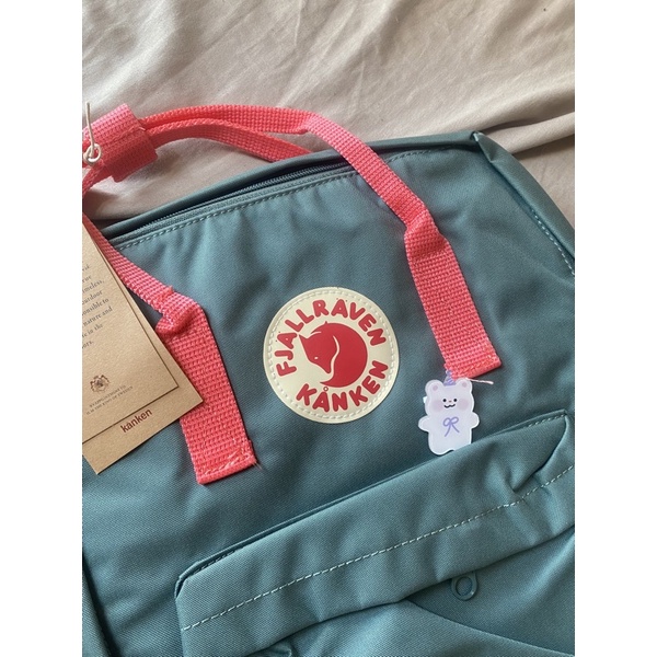 Balo Kanken Frotsgreen/peach pink classic