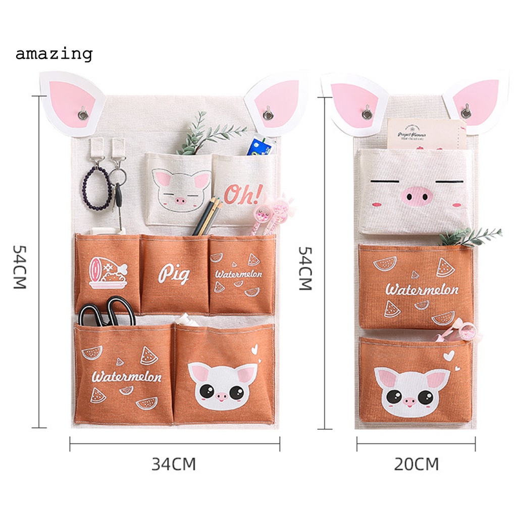 Túi treo cửa bằng vải canvas sức chứa lớn tiện dụng