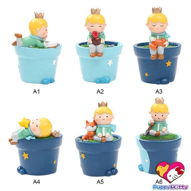 Puppyandkitty A Variety Of Sizes Cute Little Prince Decoration Succulent Flower Pot-Planting Garden Tool