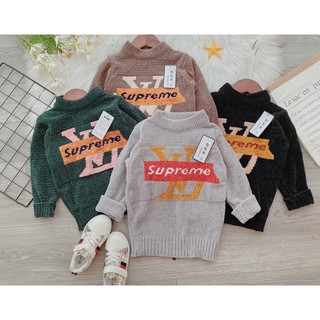 Áo len L.V chất tuyết nhung cho bé trai