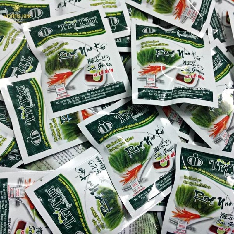 Rong Nho Tách Nước-Rong Nho Khô Trí Tín gói 20g  công nghệ Nhật Bả