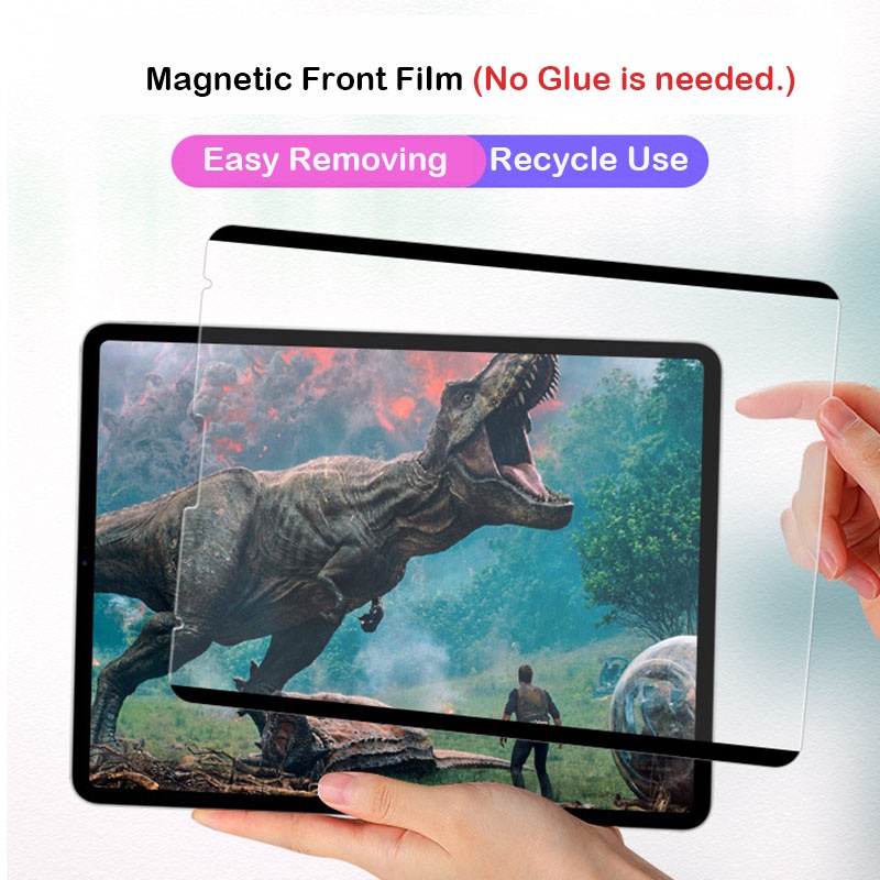 Phim bảo vệ màn hình từ tính có thể tháo rời đi kèm túi đựng cho Microsoft Surface GO / GO2 Pro 4 5 6 7