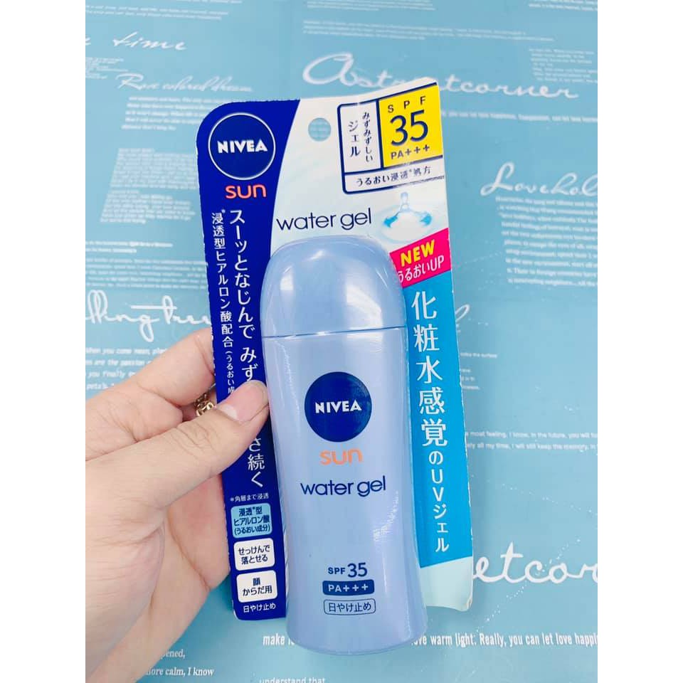 Kem chống nắng NIVEA WATER GEL SPF35 PA +++ - NHẬT NỘI ĐỊA