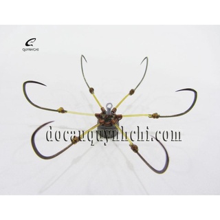 Lục bính bạc - mác (lưỡi câu chùm, lưỡi lục) [đồ câu quỳnh chi - minh hg]