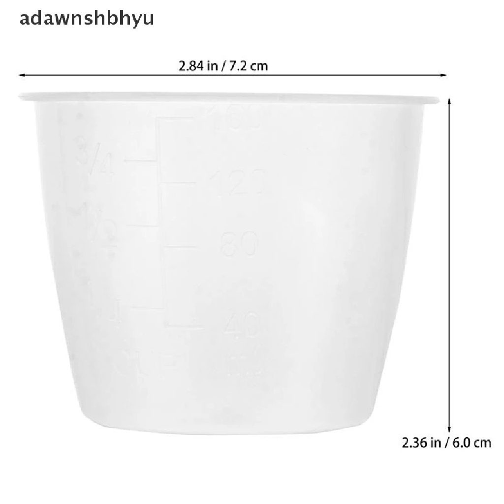 Set 10 Cốc Đo Lường 160ml Bằng Nhựa Cấp Thực Phẩm Khô Và Lỏng