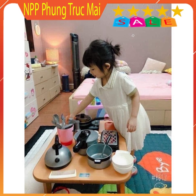 Đồ chơi cho bé đồ chơi nấu ăn 36 món có đèn có nhạc Phungtrucmaistore