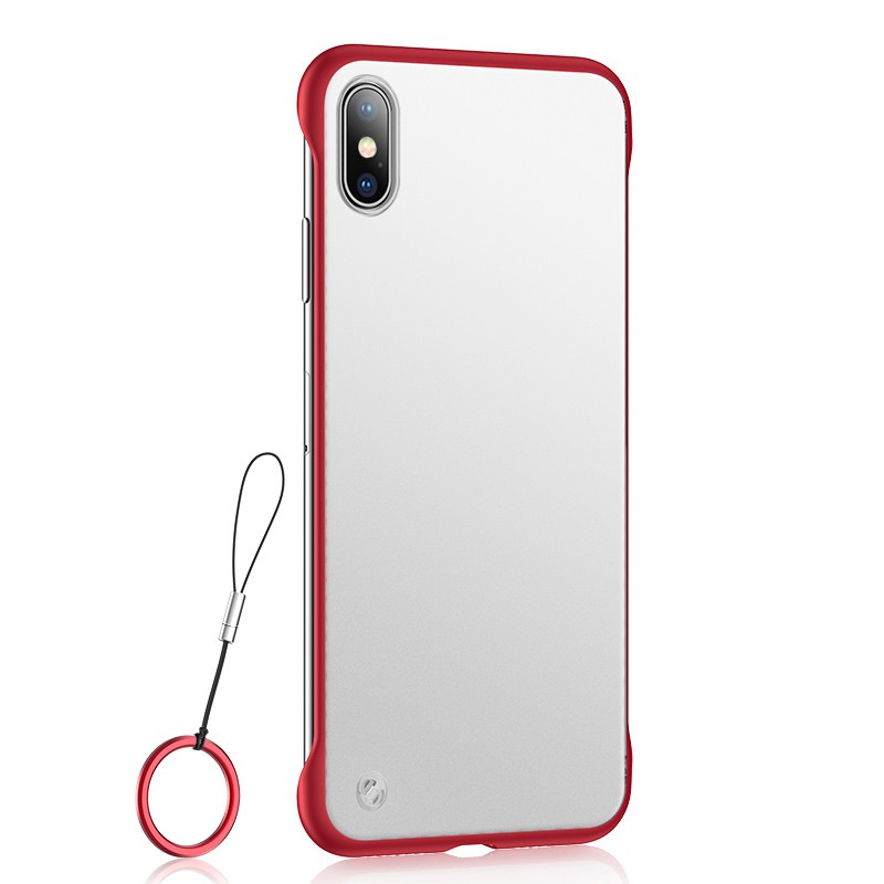 Ốp điện thoại không cạnh viền đơn giản bảo vệ cho iPhone X XS XS Max XR | BigBuy360 - bigbuy360.vn