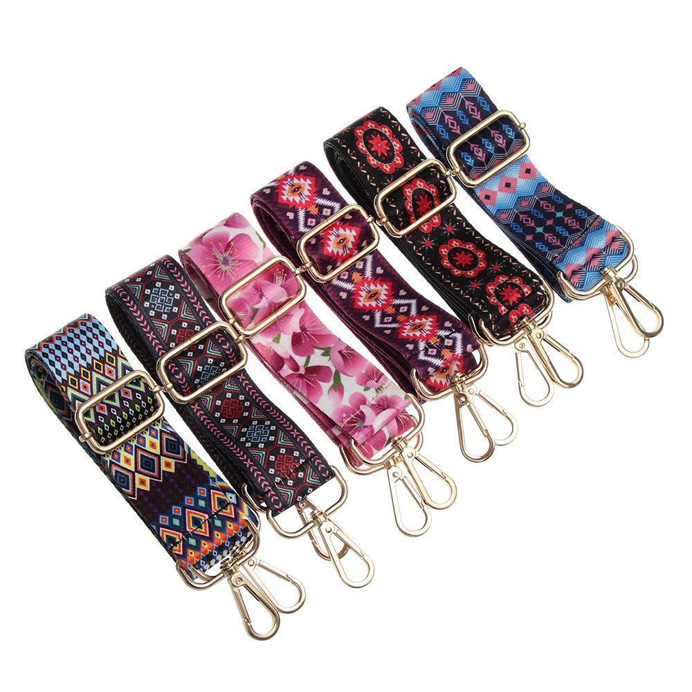 Dây Đeo Túi Xách Bằng Nylon Họa Tiết Thổ Cẩm Nhiều Màu Xinh Xắn