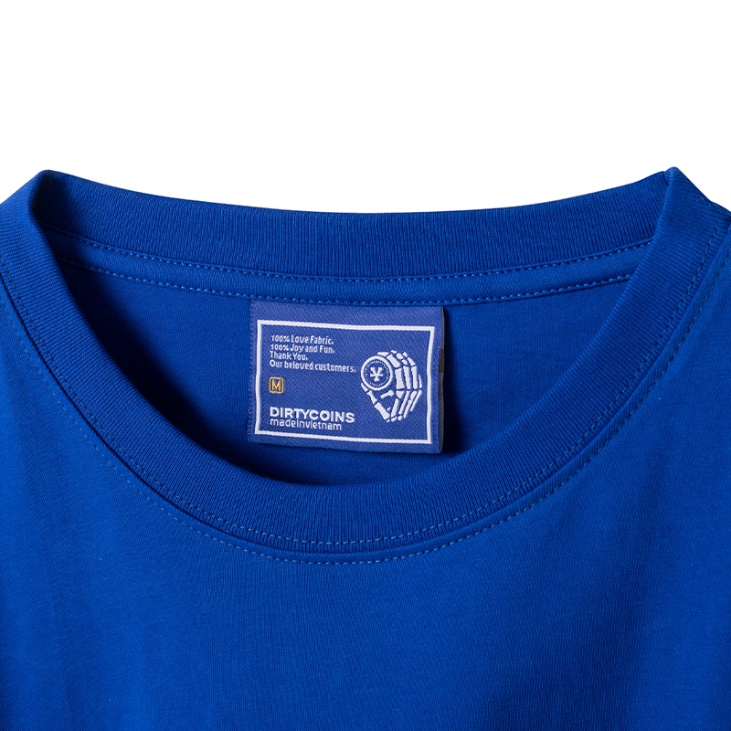 DirtyCoins Áo thun Box Logo Longsleeves - Blue