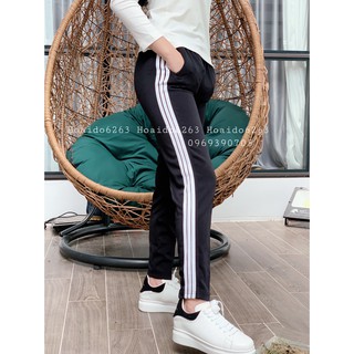 Quần Thể Thao Nỉ 3 Sọc Cho Cả Nam và Nữ  No.21(40-82kg) Form Chuẩn, Chất Dày Đẹp