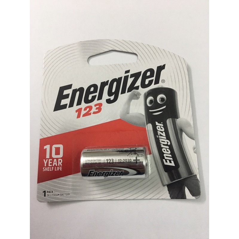 Pin CR123 Energizer Lithium 3V Chính Hãng Vỉ 1 Viên